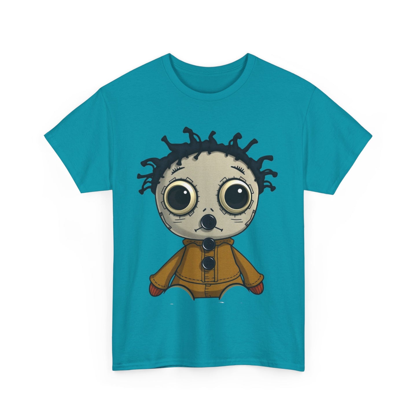 "Button Mouthed Voodoo Doll" Heavy Cotton Tee