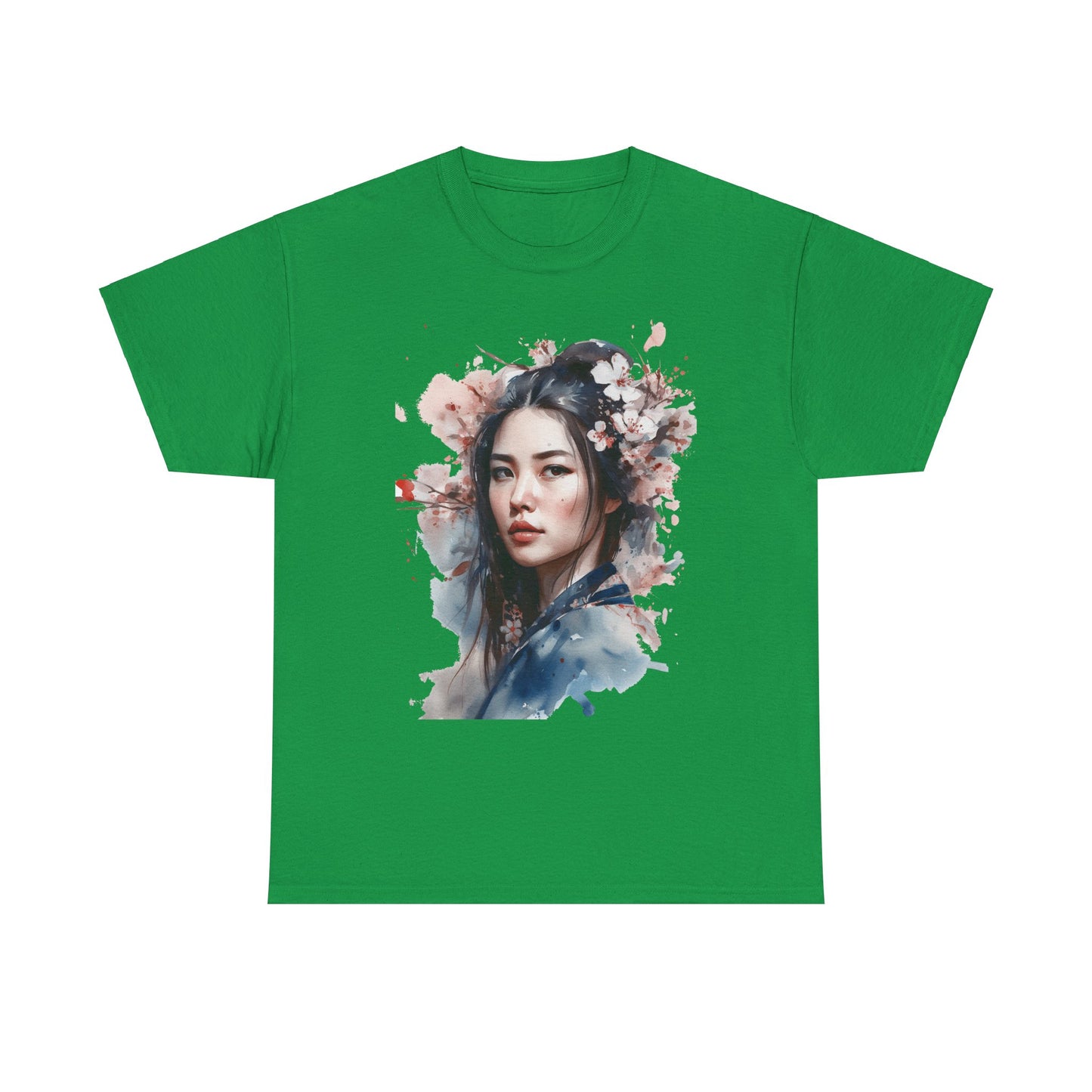 Chinese Woman of the Cherry Blossoms Heavy Cotton Tee