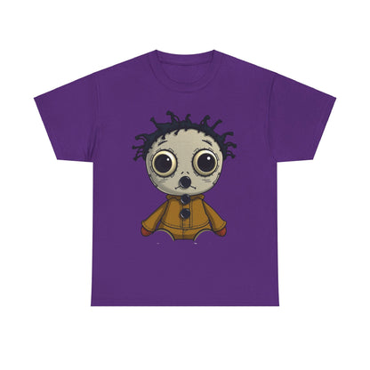 "Button Mouthed Voodoo Doll" Heavy Cotton Tee