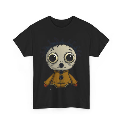 "Button Mouthed Voodoo Doll" Heavy Cotton Tee