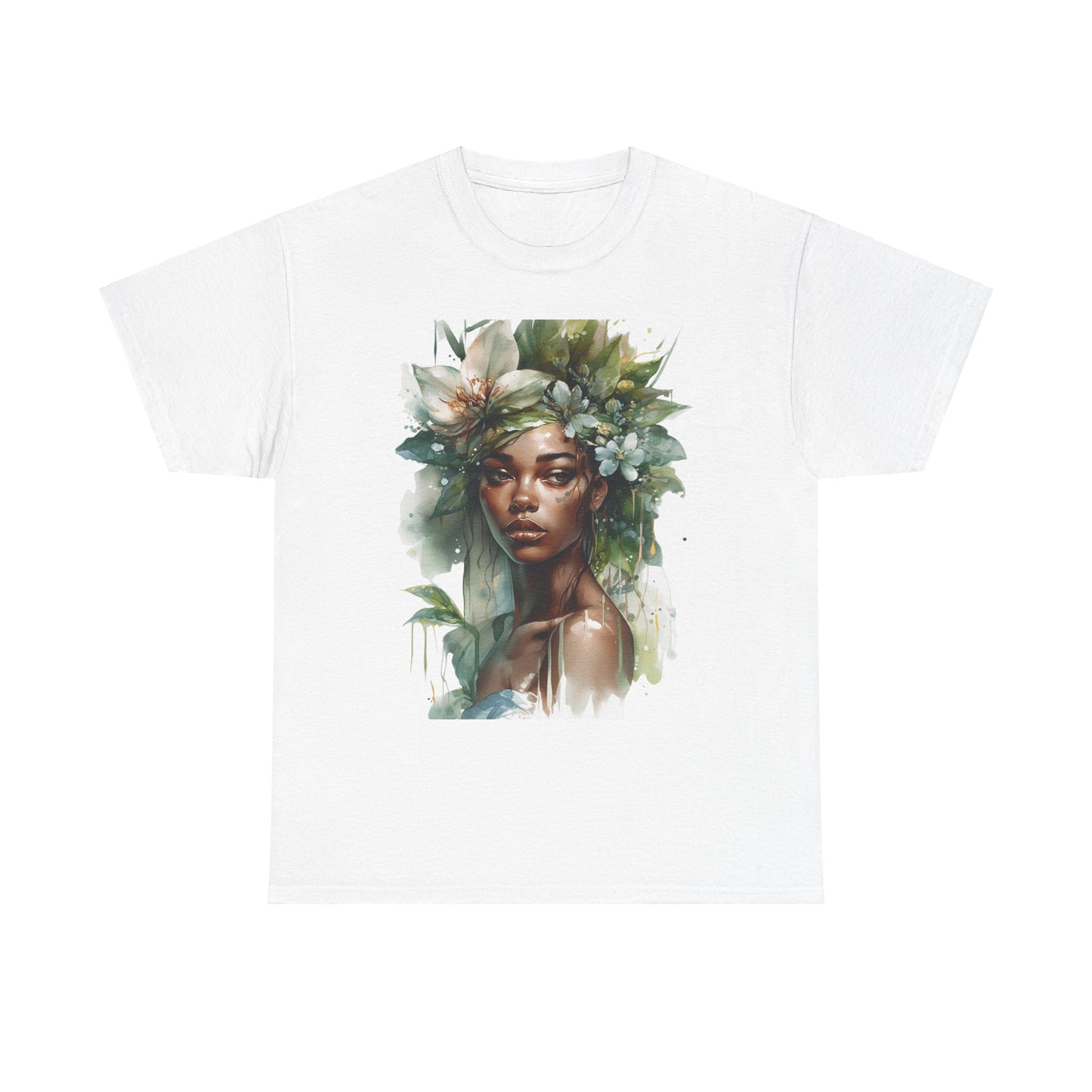 African Woman of the Lily's Heavy Cotton Tee