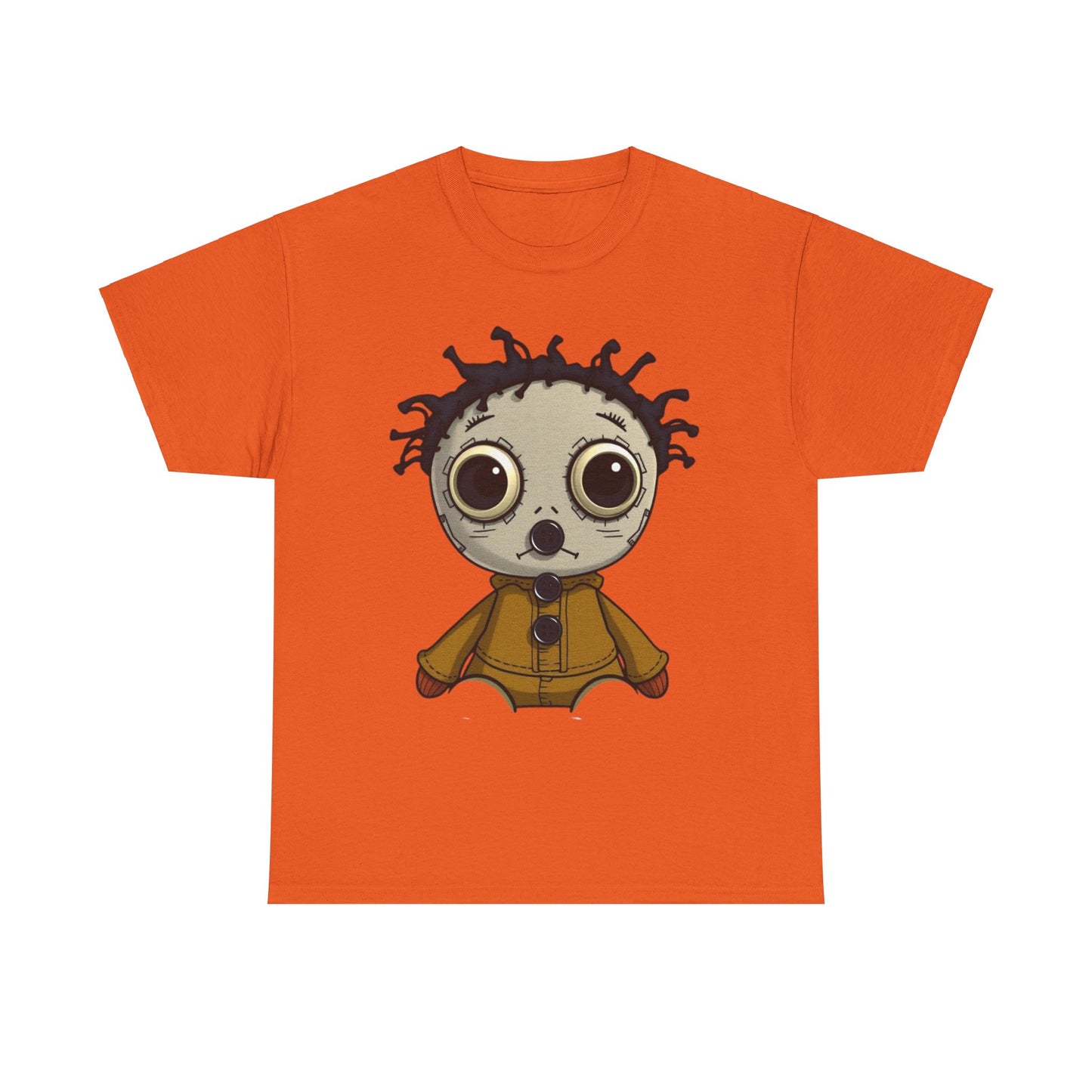 "Button Mouthed Voodoo Doll" Heavy Cotton Tee