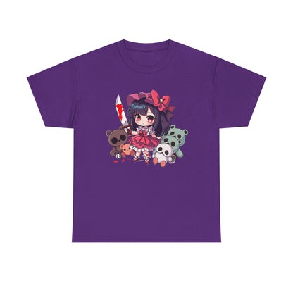 Chibi Killer Girl and Her Dolls Heavy Cotton Tee