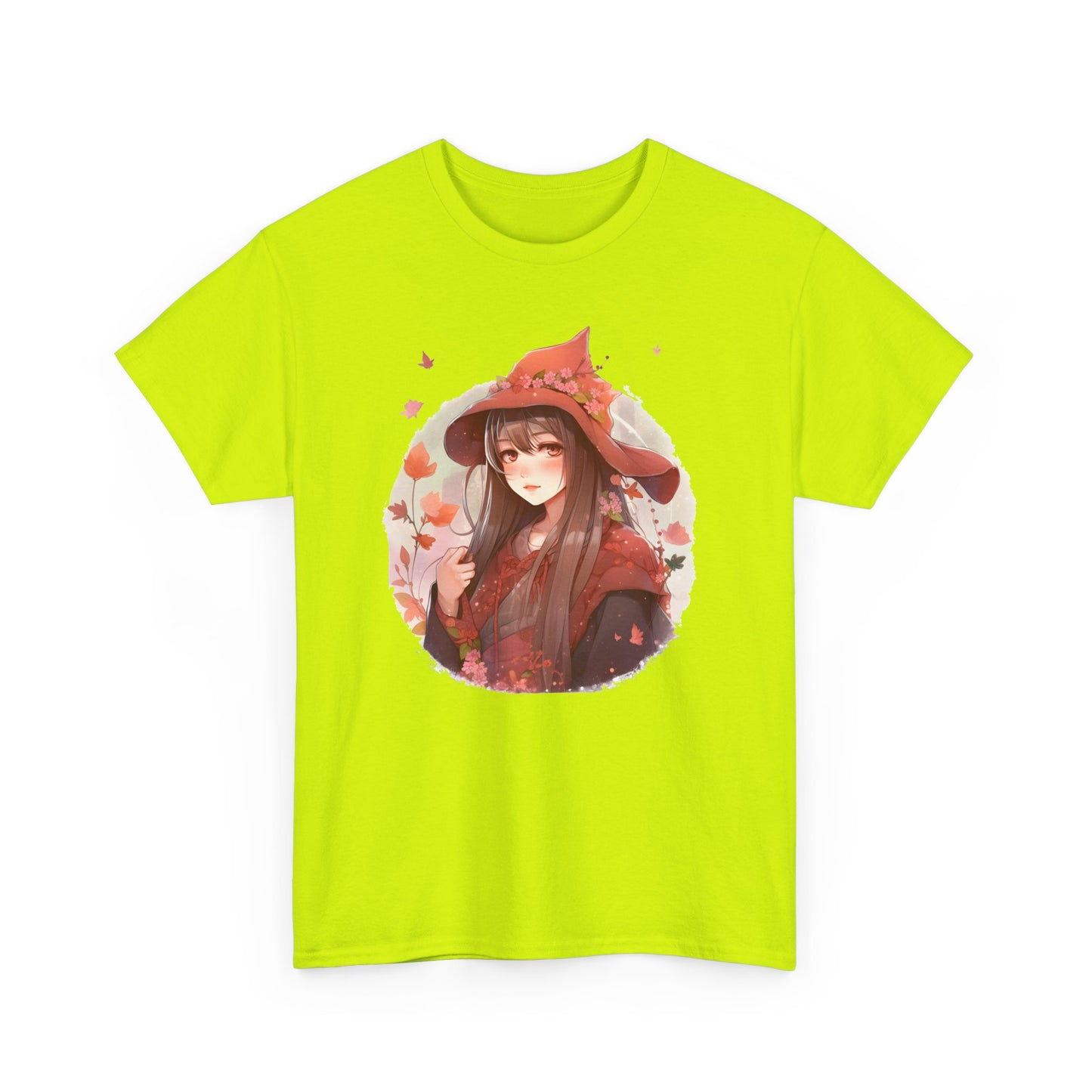 Enchanting Autumn Witch Heavy Cotton Tee