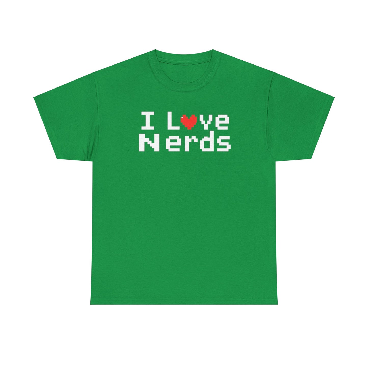 "I Love Nerds" Heavy Cotton Tee