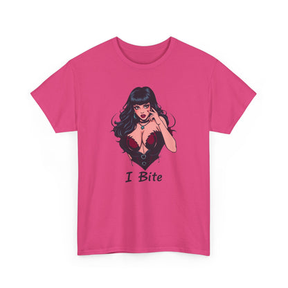 "I Bite" Heavy Cotton Tee