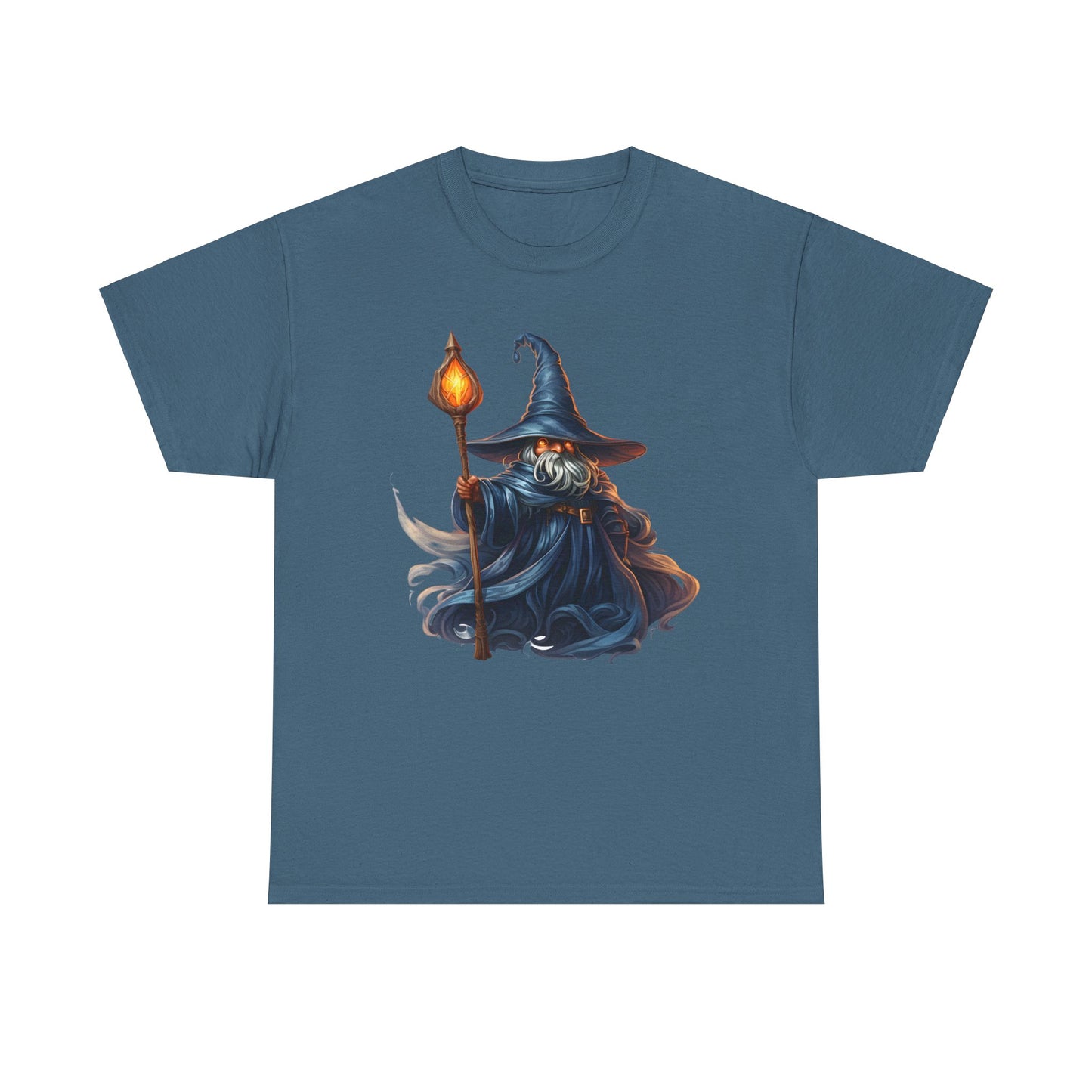 Ember-Eyed Fire Mage Heavy Cotton Tee