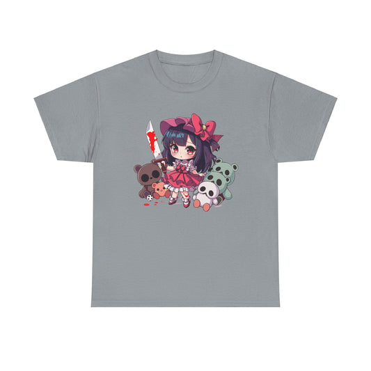 Chibi Killer Girl and Her Dolls Heavy Cotton Tee