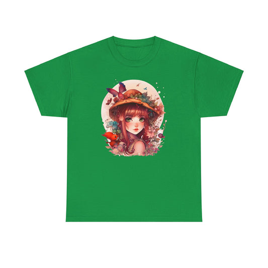 Red-Haired Garden Child Heavy Cotton Tee