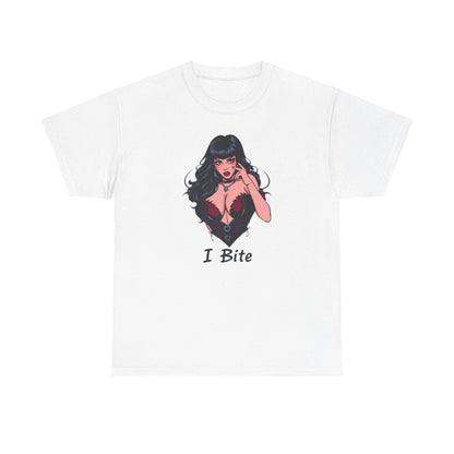 "I Bite" Heavy Cotton Tee