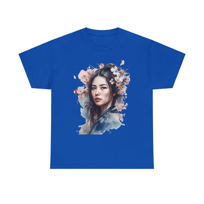 Chinese Woman of the Cherry Blossoms Heavy Cotton Tee