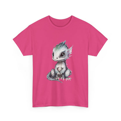 Silver-Green Baby Dragon Heavy Cotton Tee