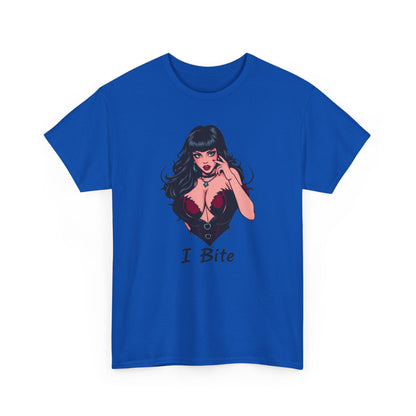 "I Bite" Heavy Cotton Tee