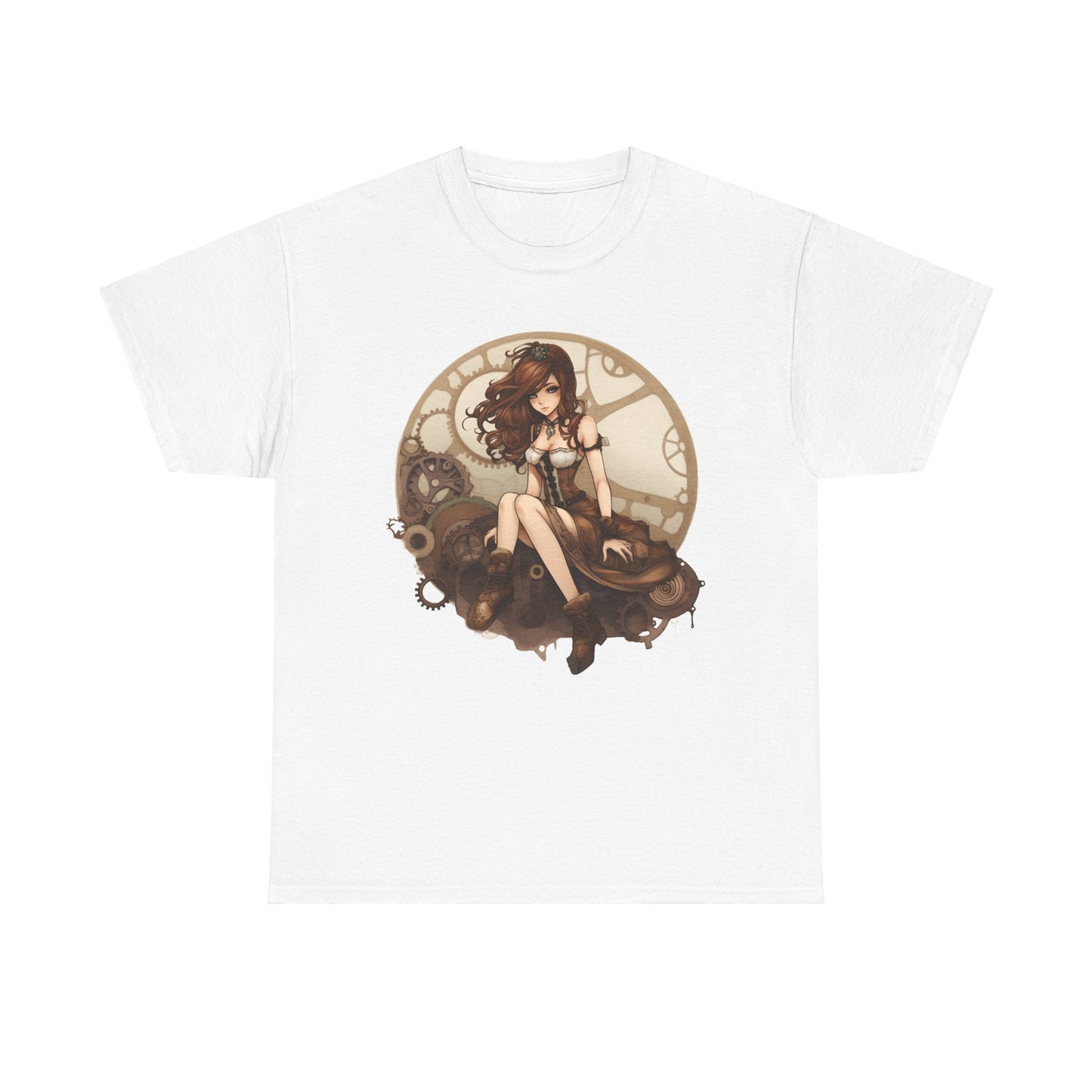 Sitting Gear Girl Heavy Cotton Tee