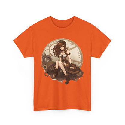 Sitting Gear Girl Heavy Cotton Tee