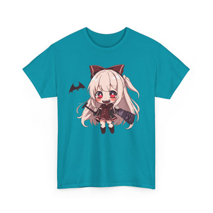 Chibi Vampire Girl Heavy Cotton Tee