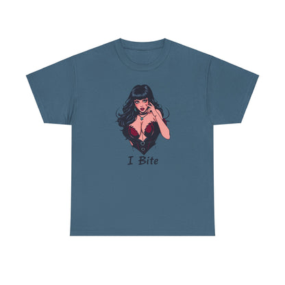 "I Bite" Heavy Cotton Tee