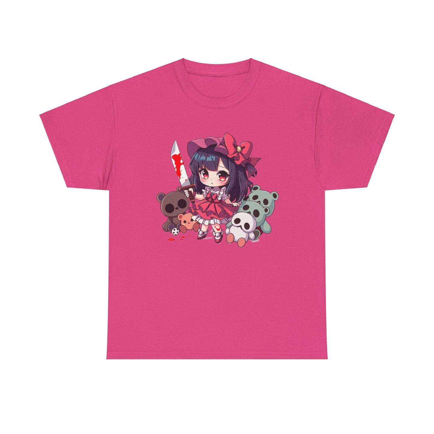 Chibi Killer Girl and Her Dolls Heavy Cotton Tee