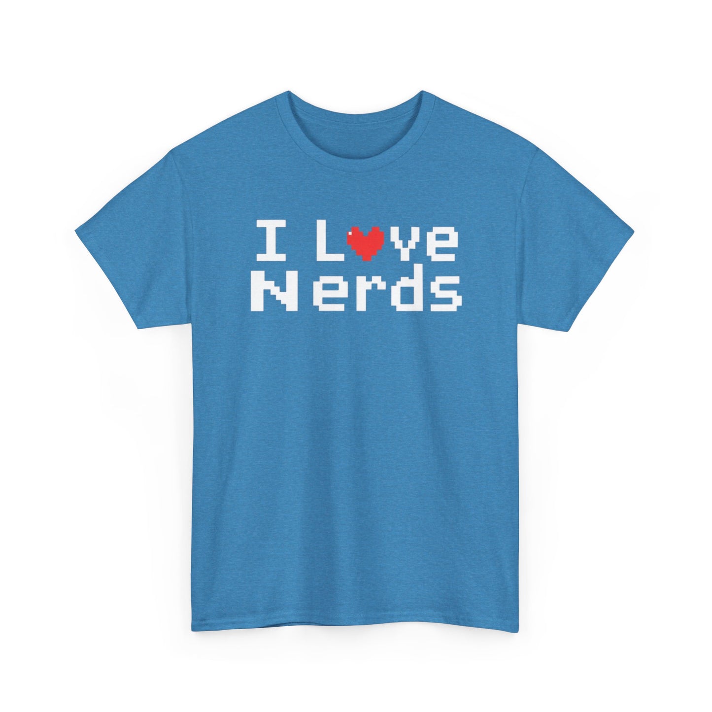 "I Love Nerds" Heavy Cotton Tee