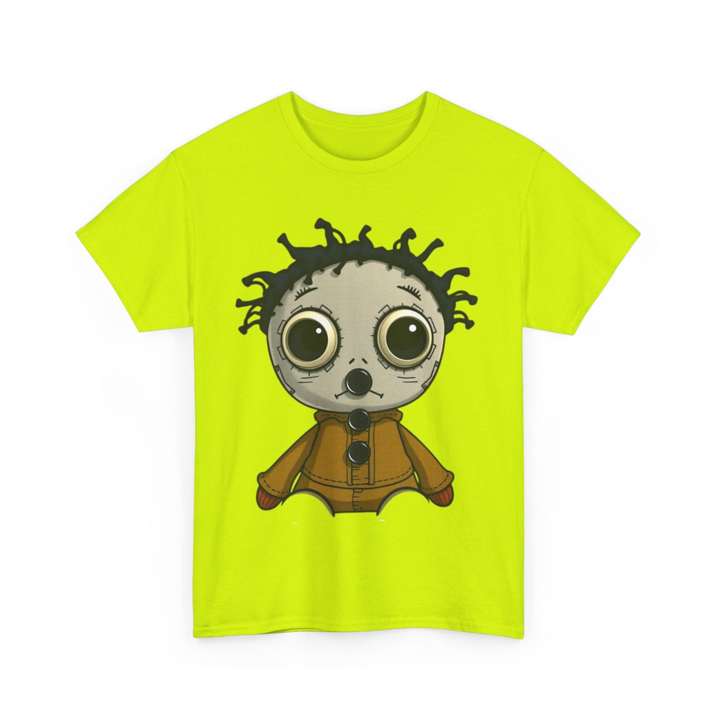 "Button Mouthed Voodoo Doll" Heavy Cotton Tee