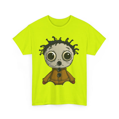 "Button Mouthed Voodoo Doll" Heavy Cotton Tee