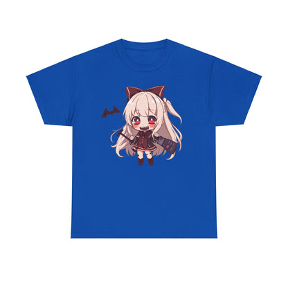 Chibi Vampire Girl Heavy Cotton Tee