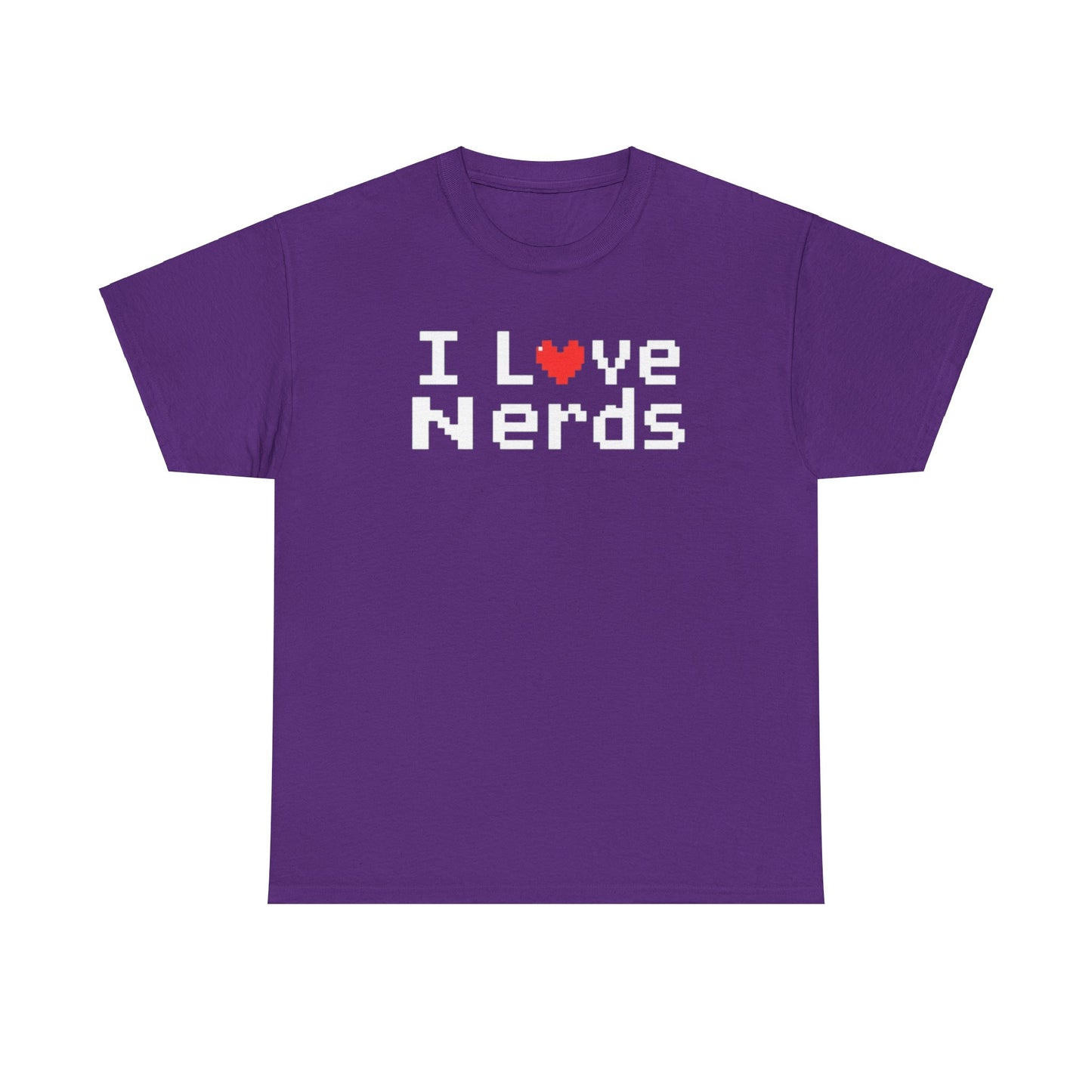 "I Love Nerds" Heavy Cotton Tee