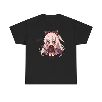 Chibi Vampire Girl Heavy Cotton Tee