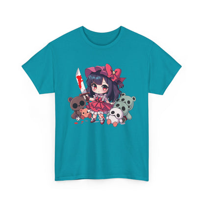 Chibi Killer Girl and Her Dolls Heavy Cotton Tee