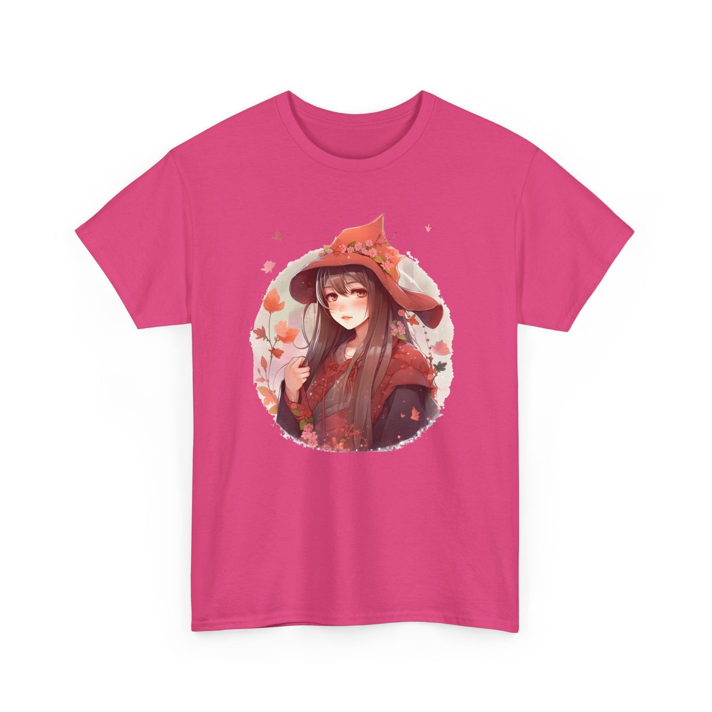 Enchanting Autumn Witch Heavy Cotton Tee