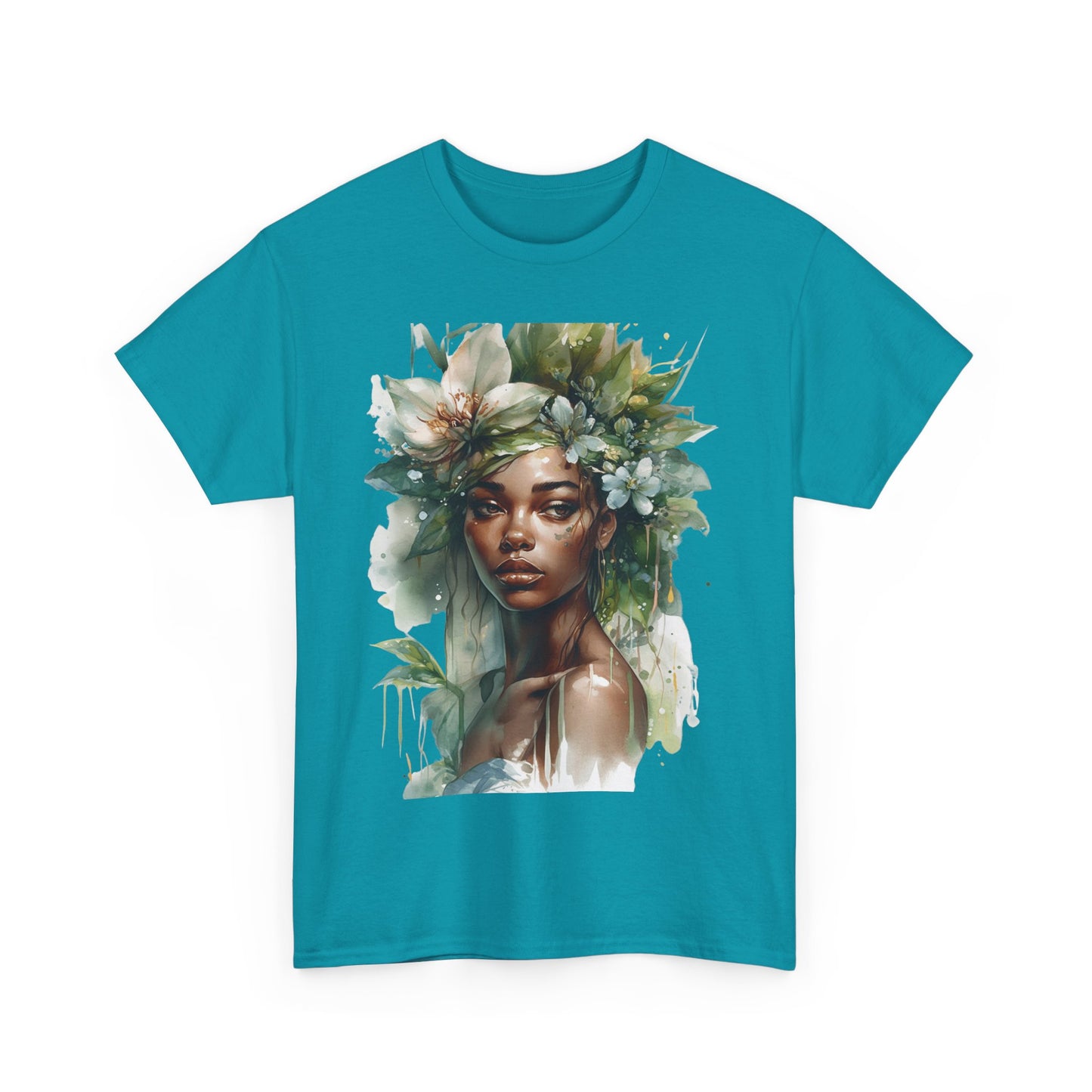 African Woman of the Lily's Heavy Cotton Tee