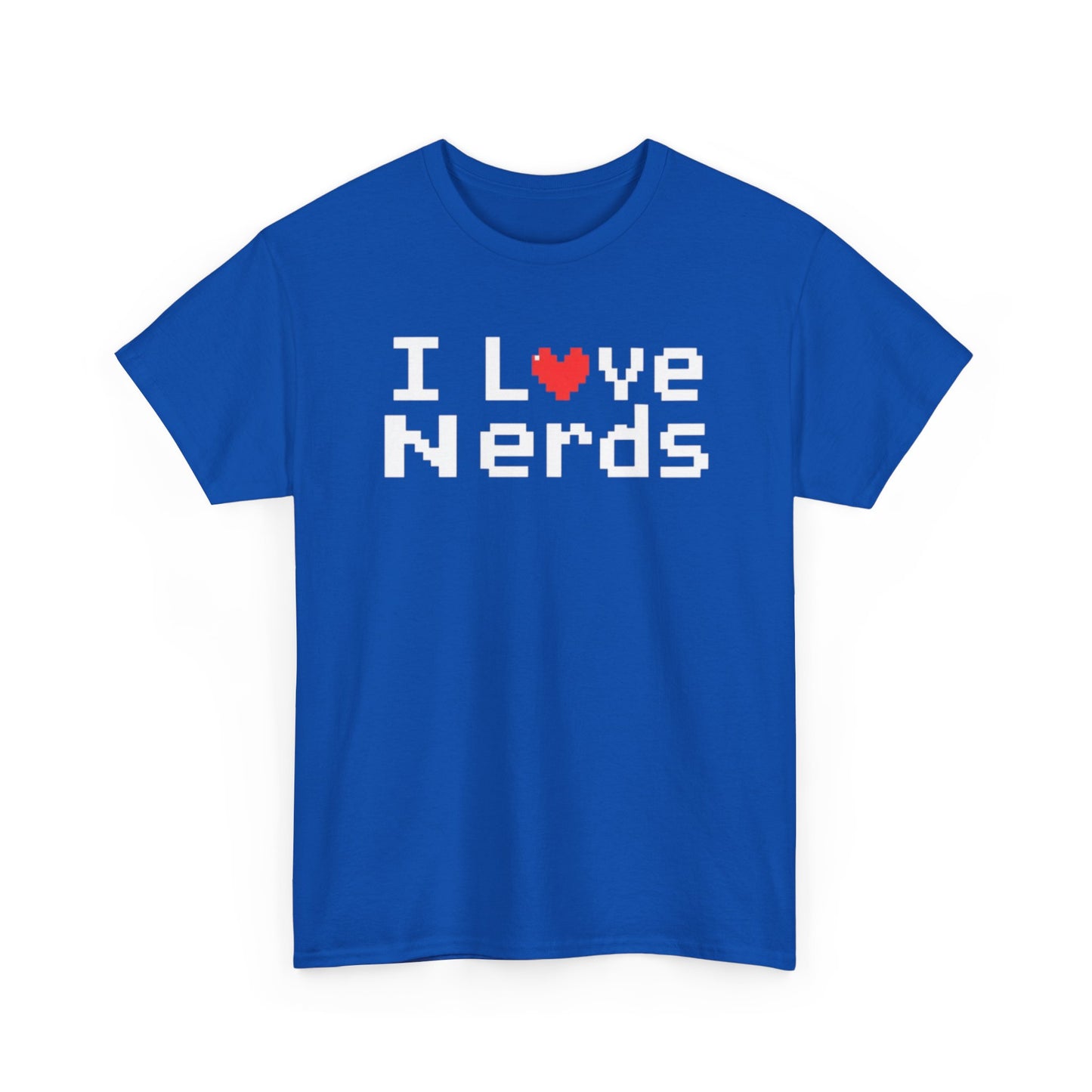 "I Love Nerds" Heavy Cotton Tee