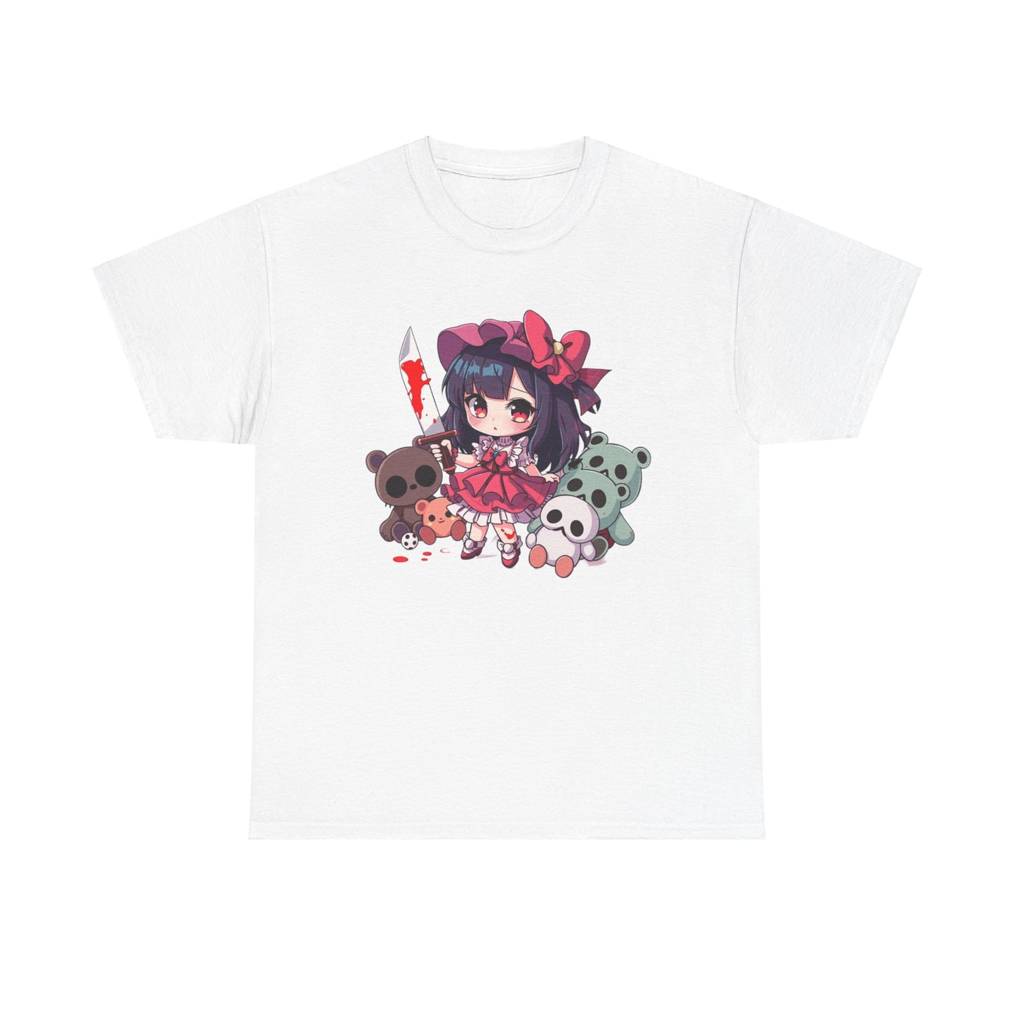 Chibi Killer Girl and Her Dolls Heavy Cotton Tee