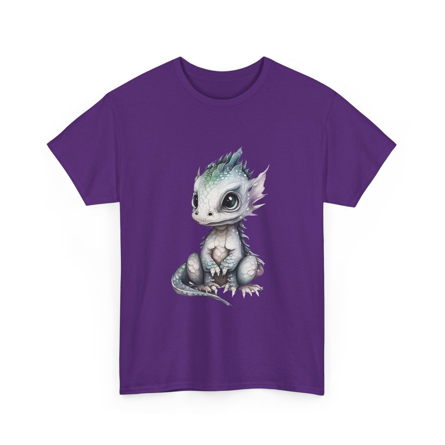 Silver-Green Baby Dragon Heavy Cotton Tee