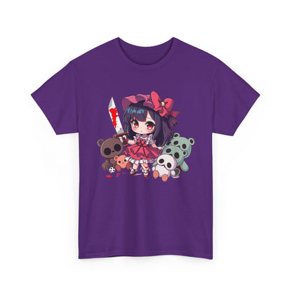 Chibi Killer Girl and Her Dolls Heavy Cotton Tee