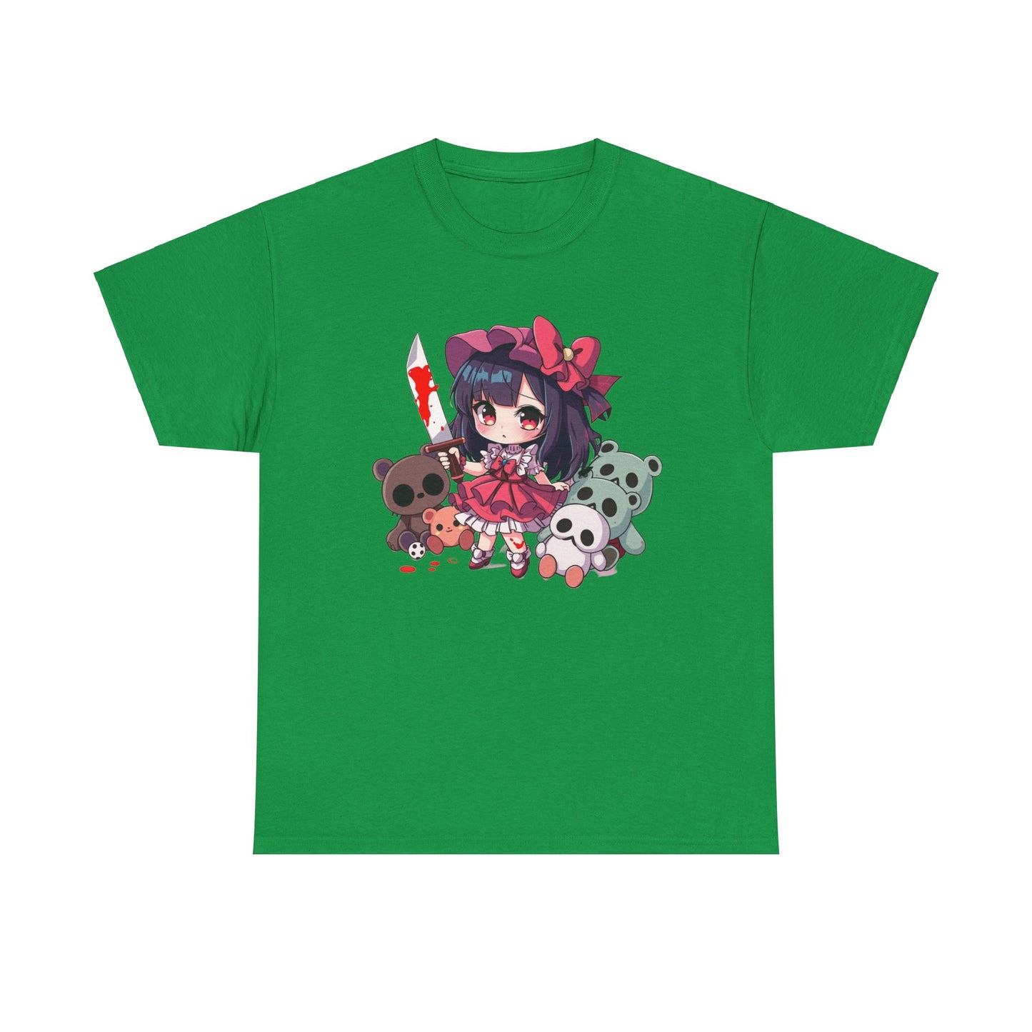 Chibi Killer Girl and Her Dolls Heavy Cotton Tee