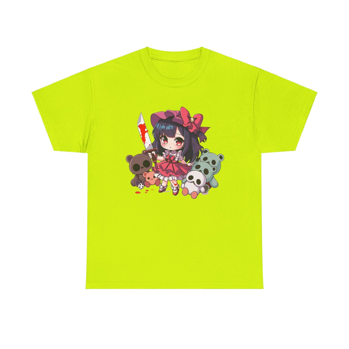 Chibi Killer Girl and Her Dolls Heavy Cotton Tee