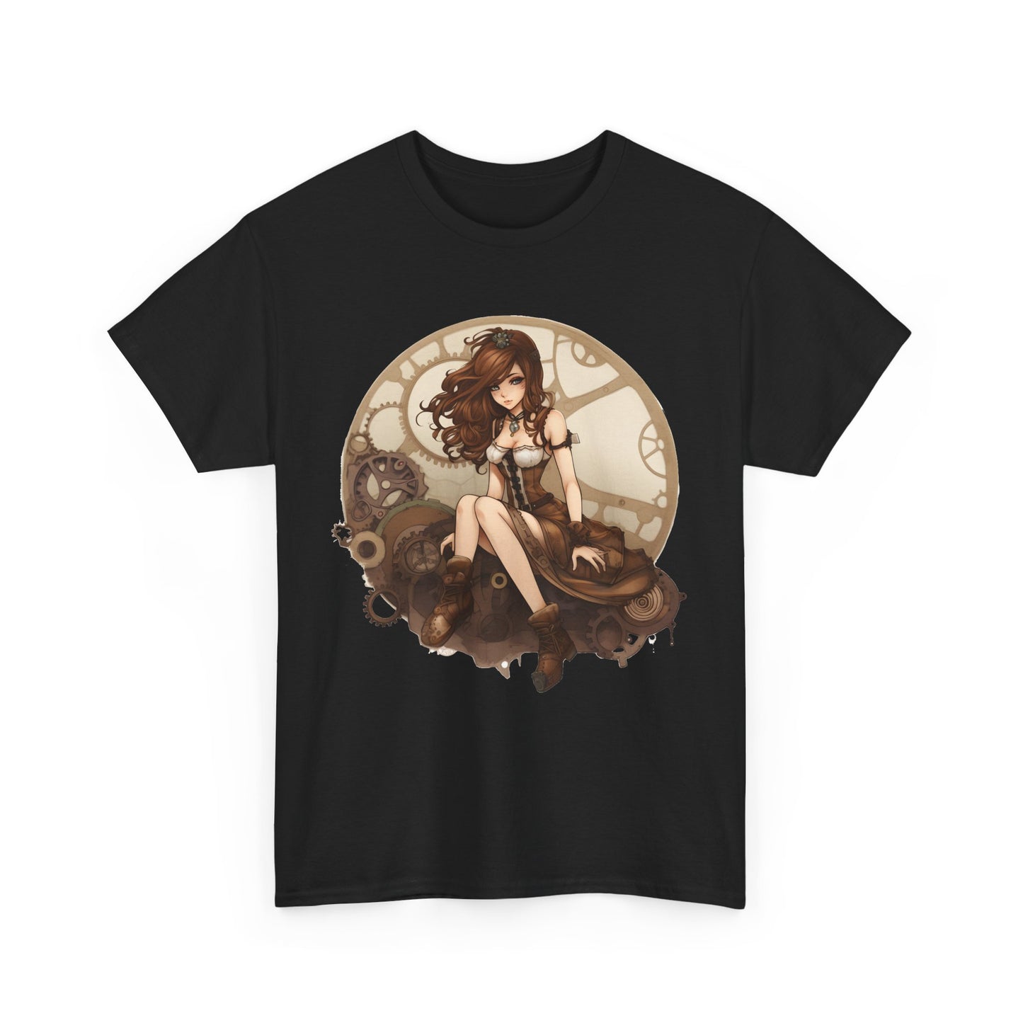 Sitting Gear Girl Heavy Cotton Tee