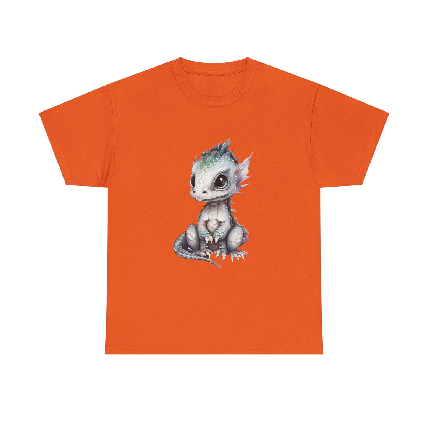 Silver-Green Baby Dragon Heavy Cotton Tee