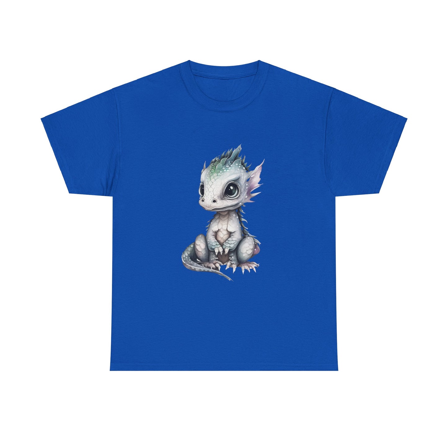 Silver-Green Baby Dragon Heavy Cotton Tee