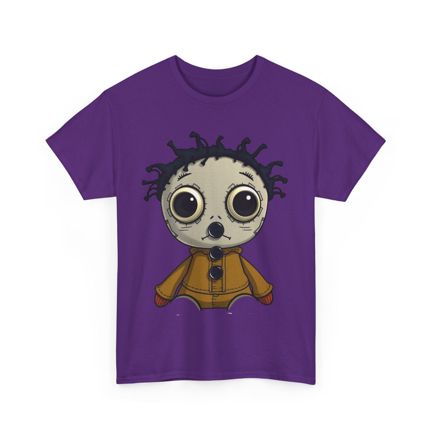 "Button Mouthed Voodoo Doll" Heavy Cotton Tee