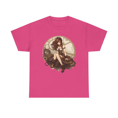 Sitting Gear Girl Heavy Cotton Tee