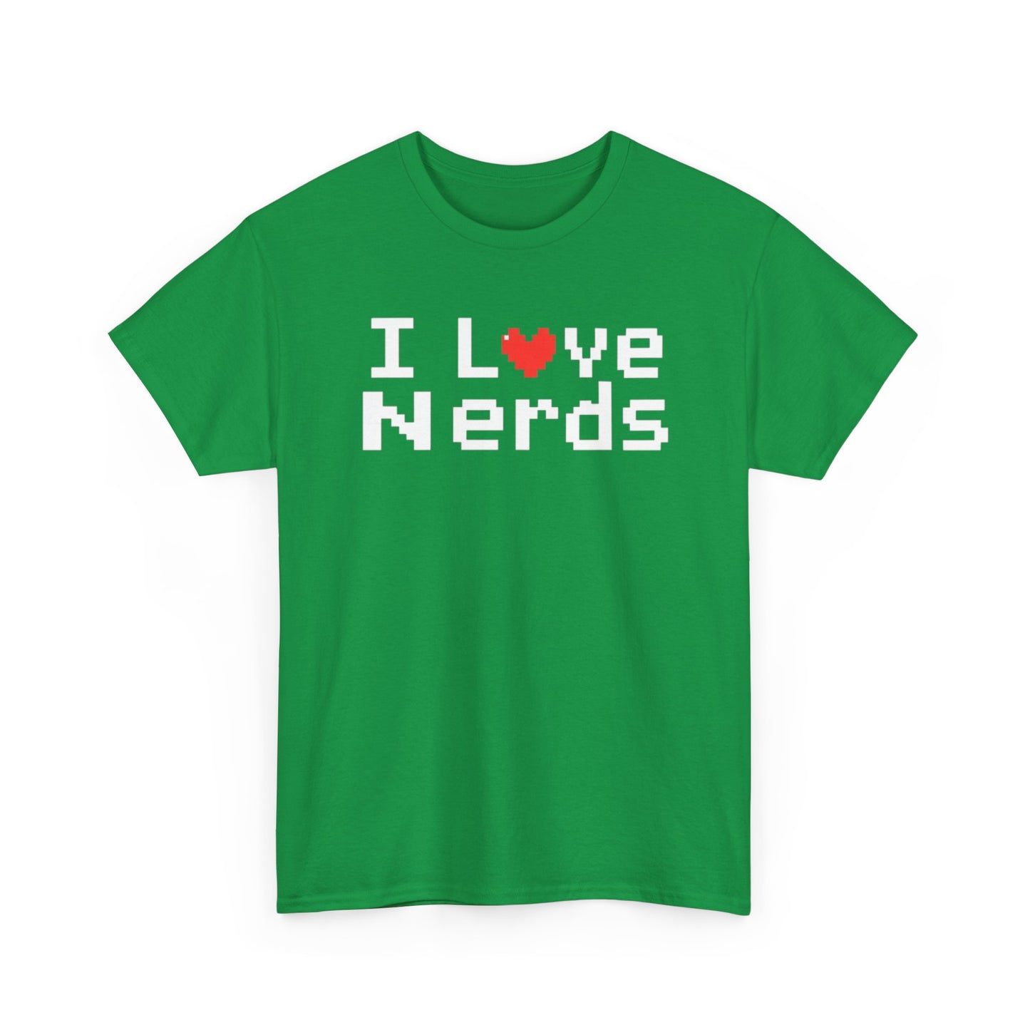 "I Love Nerds" Heavy Cotton Tee