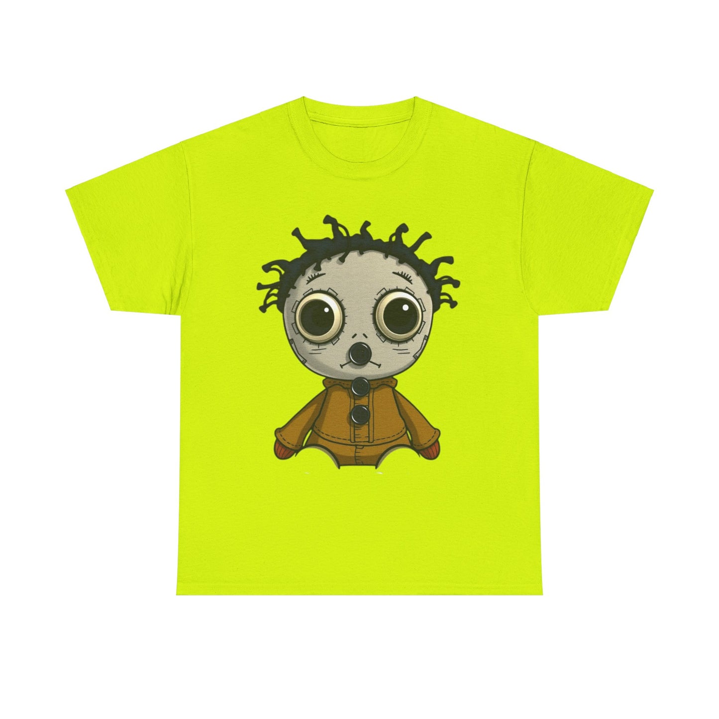 "Button Mouthed Voodoo Doll" Heavy Cotton Tee