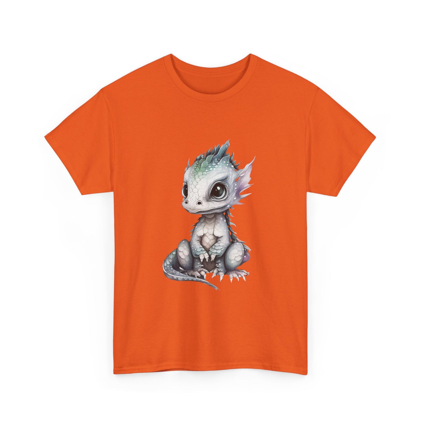 Silver-Green Baby Dragon Heavy Cotton Tee