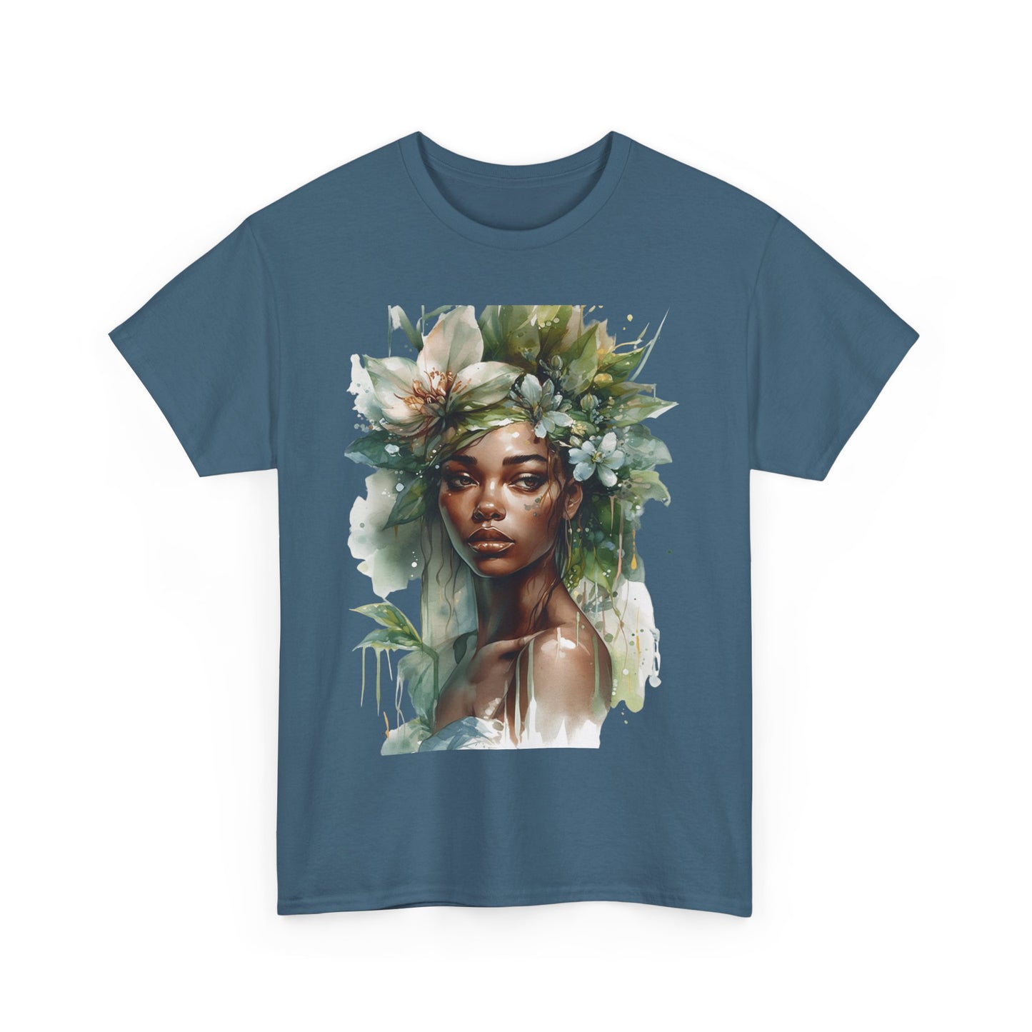 African Woman of the Lily's Heavy Cotton Tee