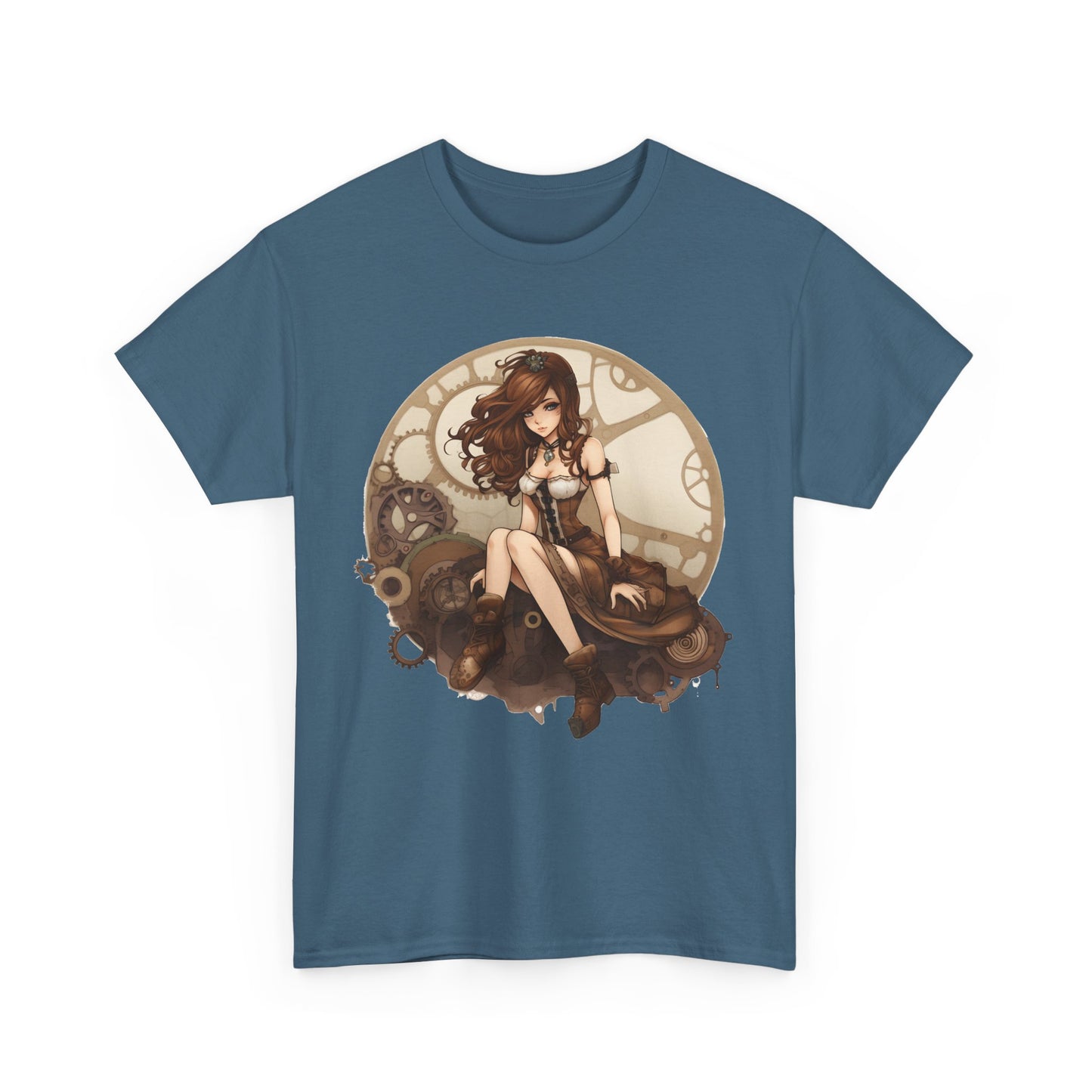 Sitting Gear Girl Heavy Cotton Tee