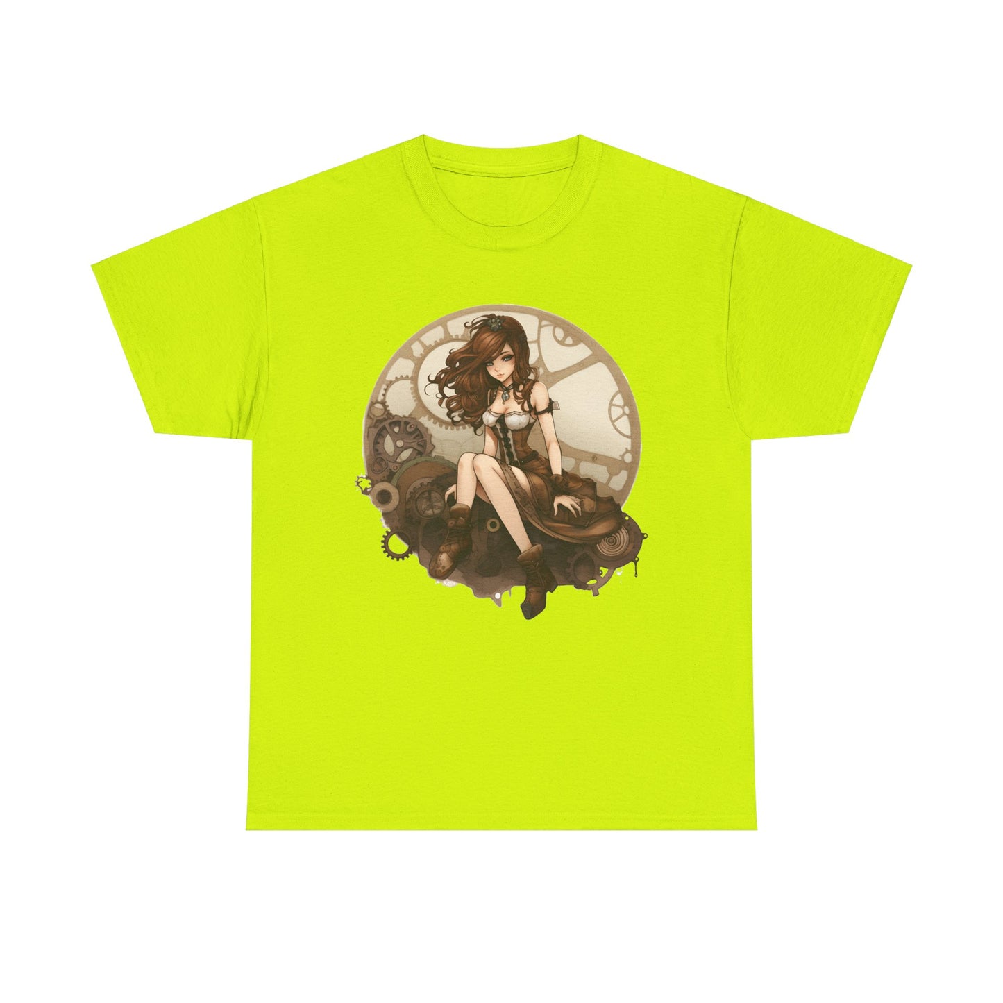 Sitting Gear Girl Heavy Cotton Tee