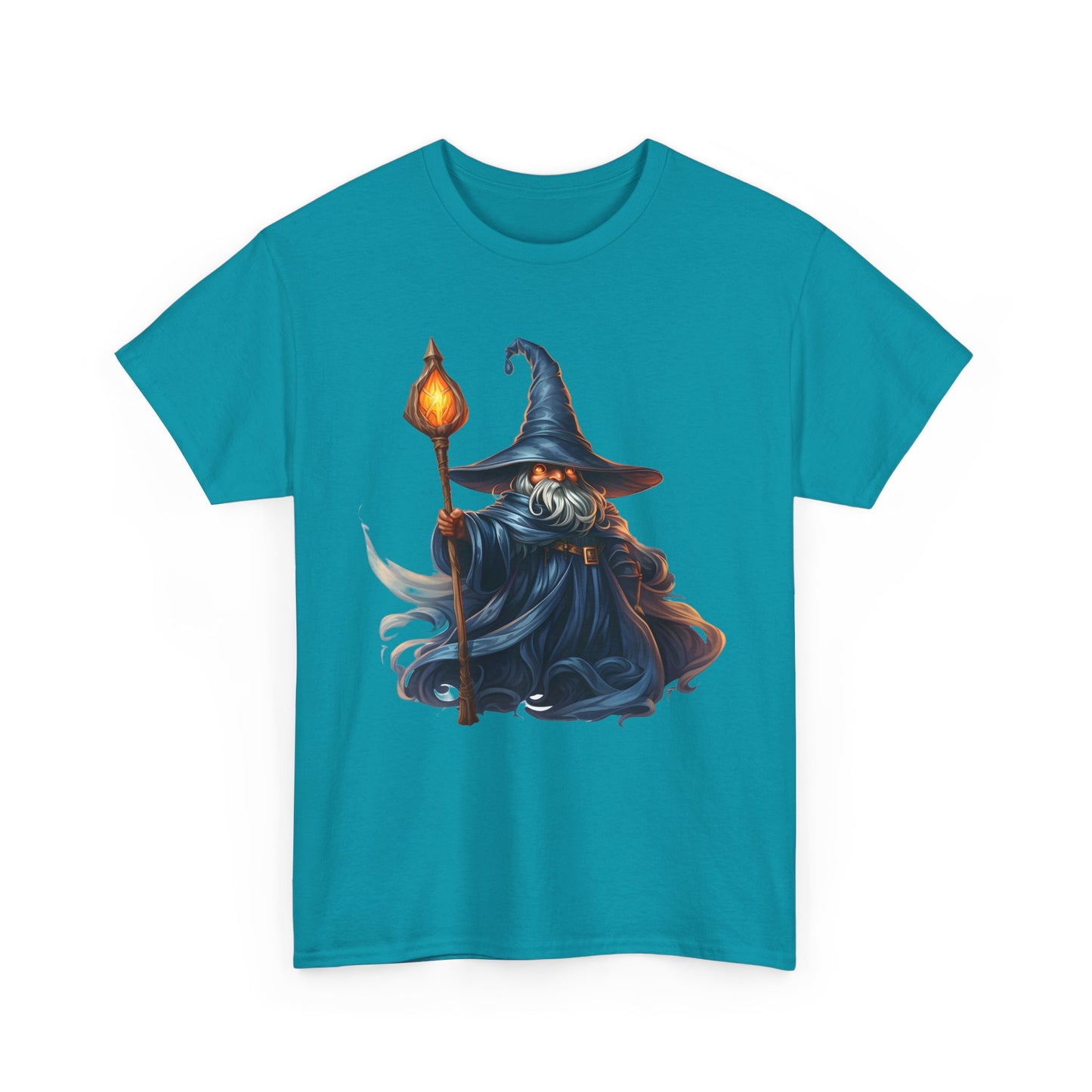 Ember-Eyed Fire Mage Heavy Cotton Tee