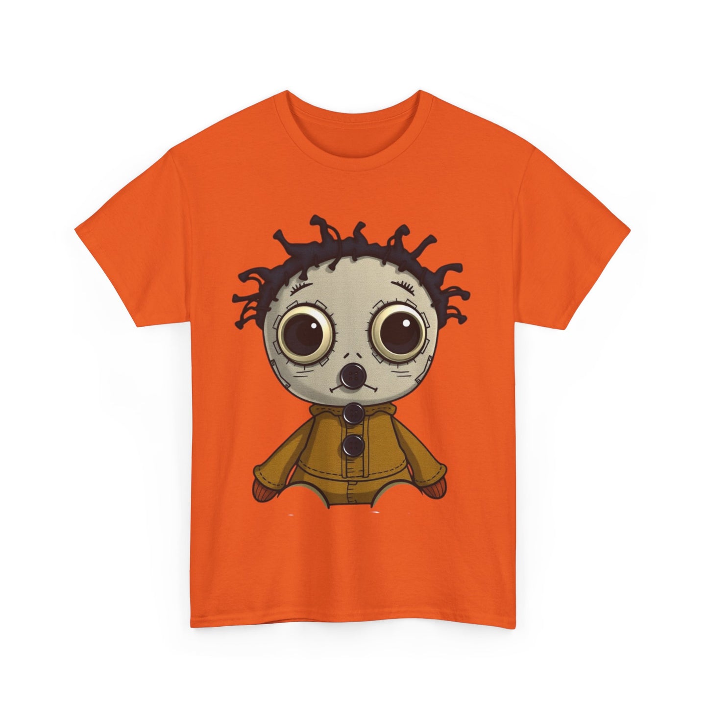 "Button Mouthed Voodoo Doll" Heavy Cotton Tee